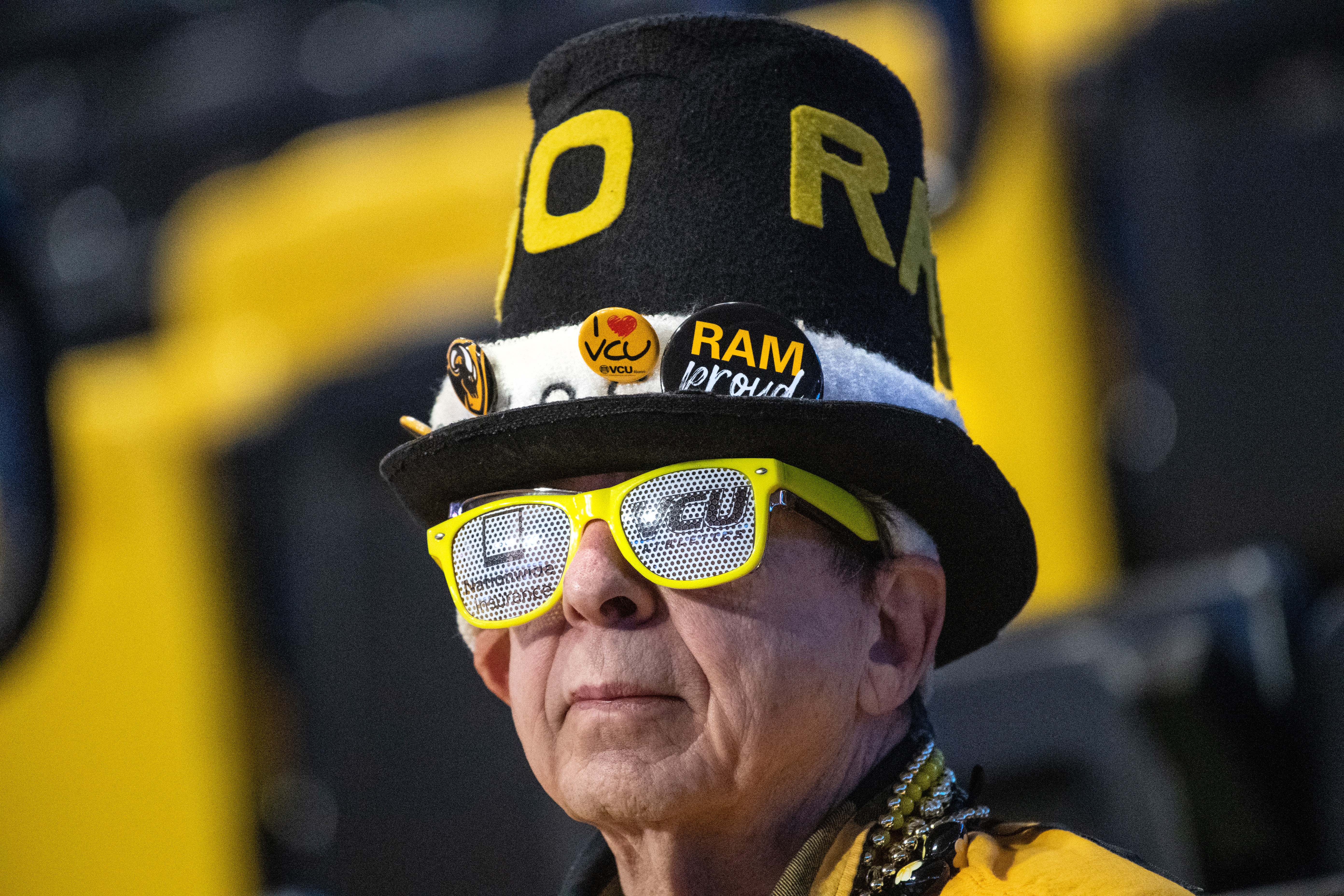 VCU Rams Fan Hat Glasses